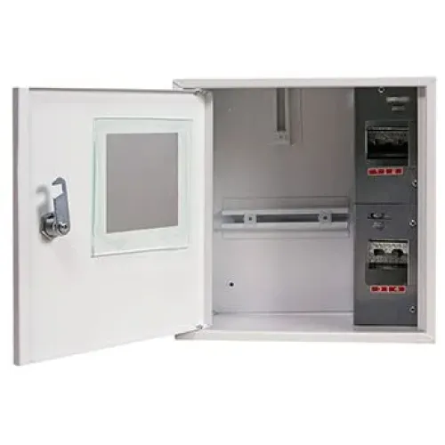 Корпус e.mbox.stand.n.f1.04.z.e металевий, під 1-ф. електронний лічильник, 4 мод., навісний, з замком Корпус e.mbox.stand.n.f1.04.z.e металевий, під 1-ф. електронний лічильник, 4 мод., навісний, з замком