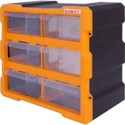 Органайзер пластиковий, e.toolbox.pro.20, 6-секційний 267х157х262мм Органайзер пластиковий, e.toolbox.pro.20, 6-секційний 267х157х262мм