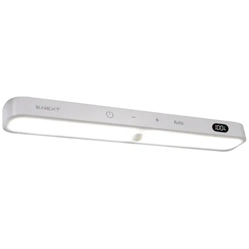Світильник акумуляторний e.LED.accum.pro.2w.pir 2Вт, датчик руху, димуваня, сенсорне керування, 4/42 години, 6000К Світильник акумуляторний e.LED.accum.pro.2w.pir 2Вт, датчик руху, димуваня, сенсорне керування, 4/42 години, 6000К