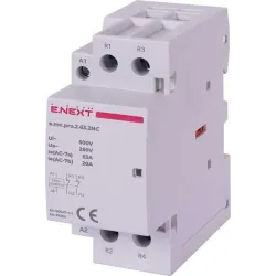 Модульний контактор e.mc.pro.2.63.2NC, 2р, 63А, 2NC, 220В Модульний контактор e.mc.pro.2.63.2NC, 2р, 63А, 2NC, 220В