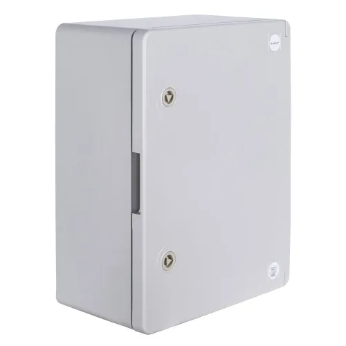 Корпус з ABS-пластику e.plbox.pro.p.40.30.17 з непрозорими дверцятами 400x300x170мм IP65 Корпус з ABS-пластику e.plbox.pro.p.40.30.17 з непрозорими дверцятами 400x300x170мм IP65