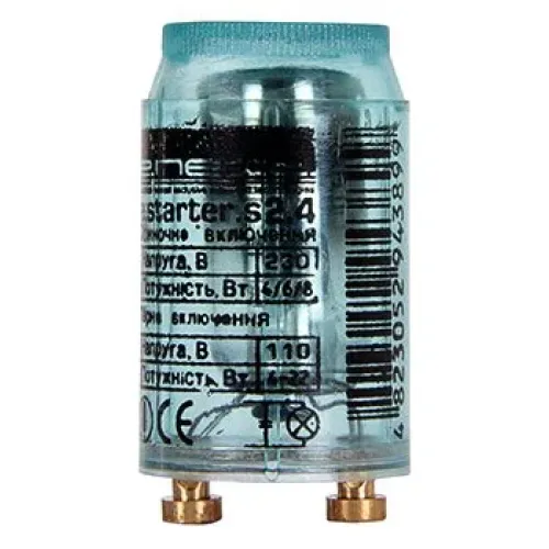 Стартер e.starter.s2.4 (2х22Вт, 127В) прозор. Стартер e.starter.s2.4 (2х22Вт, 127В) прозор.