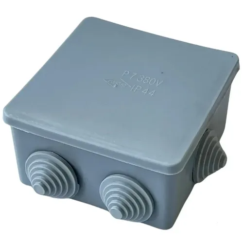 Коробка розподільча e.db.stand.900.90.90.52 90х90x52мм зовнішня Коробка розподільча e.db.stand.900.90.90.52 90х90x52мм зовнішня