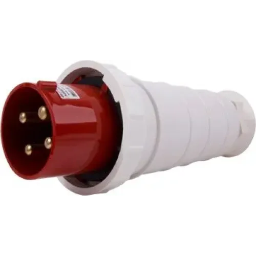 Силова вилка переносна e.plug.pro.4.125, 4п., 380В,IP 67, 125А (044) Силова вилка переносна e.plug.pro.4.125, 4п., 380В,IP 67, 125А (044)