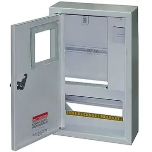 Корпус e.mbox.stand.n.f3.12.z.e металлический, под 3-ф. электронный счетчик, 12 мод., навесной, с замком Корпус e.mbox.stand.n.f3.12.z.e металлический, под 3-ф. электронный счетчик, 12 мод., навесной, с замком