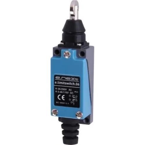 Выключатель конечный e.limitswitch.06 толкатель с вертикальным роликом Выключатель конечный e.limitswitch.06 толкатель с вертикальным роликом