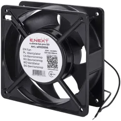 Вентилятор e.climat.fan.pro.120, 120х120х38мм 22Вт АС 230В Вентилятор e.climat.fan.pro.120, 120х120х38мм 22Вт АС 230В