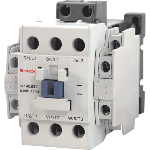 Контактор e.industrial.ukd.40.220, 40А, 220В DC, 1no+1nc Контактор e.industrial.ukd.40.220, 40А, 220В DC, 1no+1nc