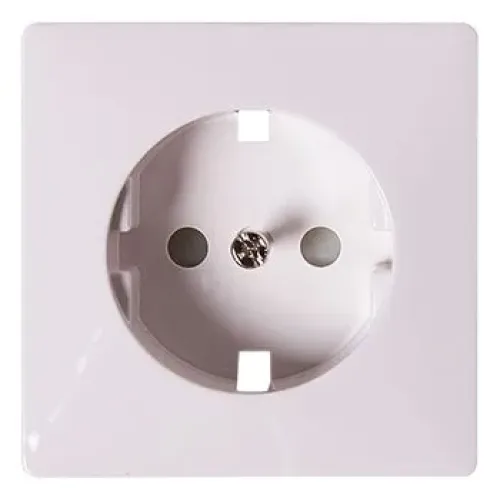 Панель e.lux.12311L.pn.white для розетки з з/к SHUKO, біла Панель e.lux.12311L.pn.white для розетки з з/к SHUKO, біла