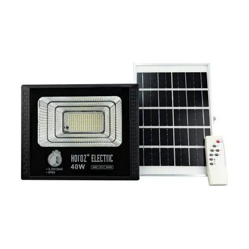 Прожектор світлодіодний з сонячною панеллю TIGER-40 40W 6400K Прожектор світлодіодний з сонячною панеллю TIGER-40 40W 6400K