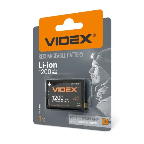 Акумулятор Videx Li-ion VLF-B12 (захист) 1200mAh 1шт BLISTER Акумулятор Videx Li-ion VLF-B12 (захист) 1200mAh 1шт BLISTER