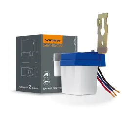 Датчик освітленості VIDEX VL-SN01 6A 220V фотометричний Датчик освітленості VIDEX VL-SN01 6A 220V фотометричний