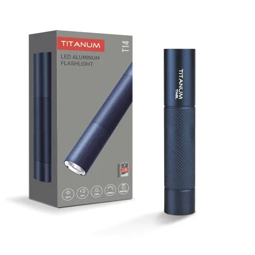 Портативний світлодіодний ліхтарик TITANUM TLF-T14BL 300Lm 5000K Blue Портативний світлодіодний ліхтарик TITANUM TLF-T14BL 300Lm 5000K Blue