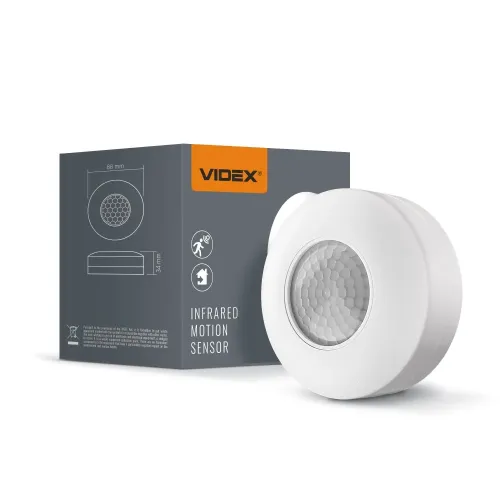 Датчик движения и освещенности VIDEX VL-SPC12W 220V 1200W инфракрасный Датчик движения и освещенности VIDEX VL-SPC12W 220V 1200W инфракрасный