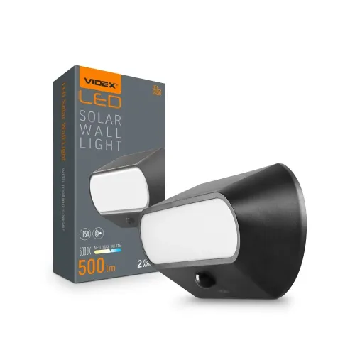 LED світильник автономний настінний IP54 VIDEX VL-BHSO-001-S 500Lm 5000K LED світильник автономний настінний IP54 VIDEX VL-BHSO-001-S 500Lm 5000K