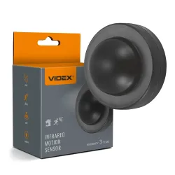 Датчик руху та освітленості VIDEX VL-SPC46B 220V 2000W інфрачервоний чорний Датчик руху та освітленості VIDEX VL-SPC46B 220V 2000W інфрачервоний чорний