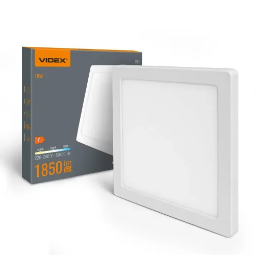 LED светильник квадратный VIDEX DL6S 18W 3000K-4000K-6500K White LED светильник квадратный VIDEX DL6S 18W 3000K-4000K-6500K White