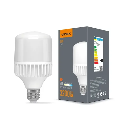 LED лампа VIDEX A80 30W E27 5000K LED лампа VIDEX A80 30W E27 5000K