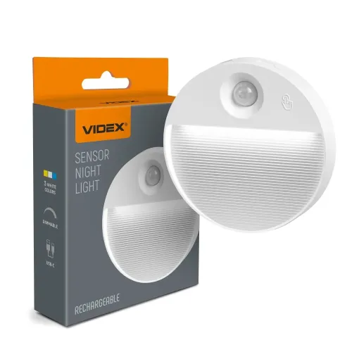 LED Світильник акумуляторний з датчиком руху VIDEX VL-NL105W LED Світильник акумуляторний з датчиком руху VIDEX VL-NL105W