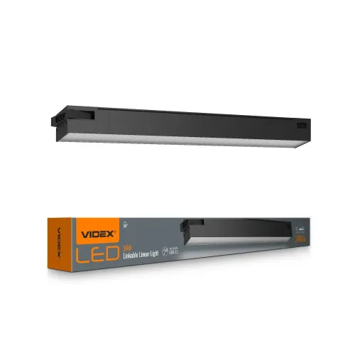 LED светильник линейный магистральный VIDEX BNL02 24W 0.6М 5000K 220V Black LED светильник линейный магистральный VIDEX BNL02 24W 0.6М 5000K 220V Black