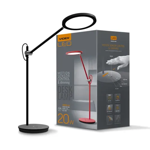 LED лампа настольная VIDEX VL-TF15B 20W 4100K LED лампа настольная VIDEX VL-TF15B 20W 4100K