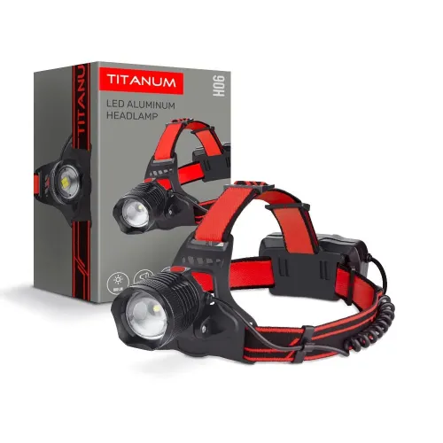 Налобный светодиодный фонарик TITANUM TLF-H06 800Lm 6500K Налобный светодиодный фонарик TITANUM TLF-H06 800Lm 6500K