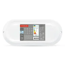 LED светильник влагозащищенный овальный TITANUM 20W 6500K TL-BHO-206 LED светильник влагозащищенный овальный TITANUM 20W 6500K TL-BHO-206