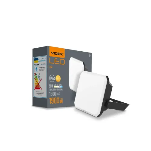 LED прожектор VIDEX F3 20W 5000K 220V Black (VLE-F3-0205B) LED прожектор VIDEX F3 20W 5000K 220V Black (VLE-F3-0205B)