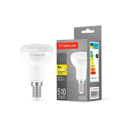 LED лампа TITANUM R50 6W E14 3000K LED лампа TITANUM R50 6W E14 3000K