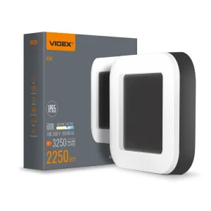 LED світильник ART IP65 квадратний VIDEX 30W 5000K Black LED світильник ART IP65 квадратний VIDEX 30W 5000K Black