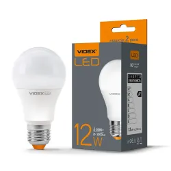 LED лампа VIDEX A60e 12W E27 3000K LED лампа VIDEX A60e 12W E27 3000K