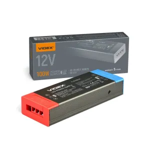 Блок питания для LED ленты VIDEX DC12V 8.25A 100W (VL-LST-P100-12V)