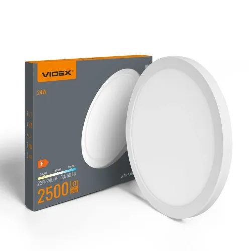 LED светильник круглый VIDEX DL6R 24W 3000K-4000K-6500K White LED светильник круглый VIDEX DL6R 24W 3000K-4000K-6500K White