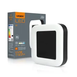 LED світильник ART IP65 квадратний VIDEX VLE-BHFS-155B 15W 5000K Black LED світильник ART IP65 квадратний VIDEX VLE-BHFS-155B 15W 5000K Black