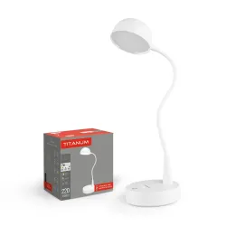 LED лампа настільна з акумулятором TITANUM TLTF-012W 7W 3000-6000K LED лампа настільна з акумулятором TITANUM TLTF-012W 7W 3000-6000K