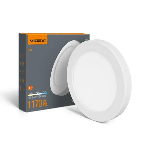 LED светильник круглый VIDEX DL6R 12W 3000K-4000K-6500K White LED светильник круглый VIDEX DL6R 12W 3000K-4000K-6500K White