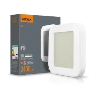 LED світильник ART IP65 квадратний VIDEX 30W 5000K LED світильник ART IP65 квадратний VIDEX 30W 5000K