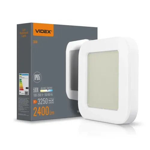 LED світильник ART IP65 квадратний VIDEX 30W 5000K LED світильник ART IP65 квадратний VIDEX 30W 5000K