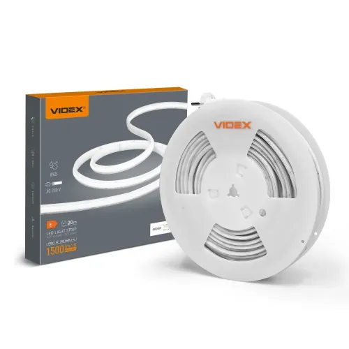 LED стрічка VIDEX 230V 15W/m 4000K IP65 VL-LST-CB65-22154-B20 (20м) LED стрічка VIDEX 230V 15W/m 4000K IP65 VL-LST-CB65-22154-B20 (20м)