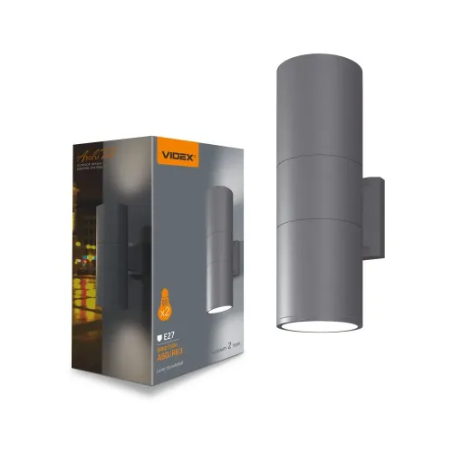 LED Світильник архітектурний AR082G IP54 VIDEX E27x2 LED Світильник архітектурний AR082G IP54 VIDEX E27x2