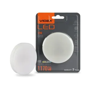 LED лампа VIDEX GX53 12W 4100K 220V LED лампа VIDEX GX53 12W 4100K 220V