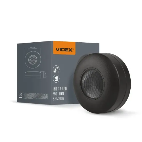 Датчик движения и освещенности VIDEX VL-SPC12B 220V 1200W инфракрасный Датчик движения и освещенности VIDEX VL-SPC12B 220V 1200W инфракрасный