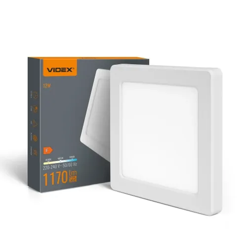 LED светильник квадратный VIDEX DL6S 12W 3000K-4000K-6500K White LED светильник квадратный VIDEX DL6S 12W 3000K-4000K-6500K White