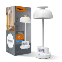 LED лампа настільна з акумулятором VIDEX VL-TF24W 8W 4000K+RGB White LED лампа настільна з акумулятором VIDEX VL-TF24W 8W 4000K+RGB White