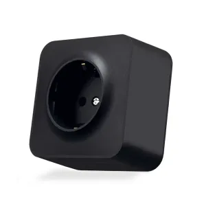IP20 Розетка зовнішня одинарна із заземленням чорний графіт VIDEX BINERA IP20 Розетка зовнішня одинарна із заземленням чорний графіт VIDEX BINERA