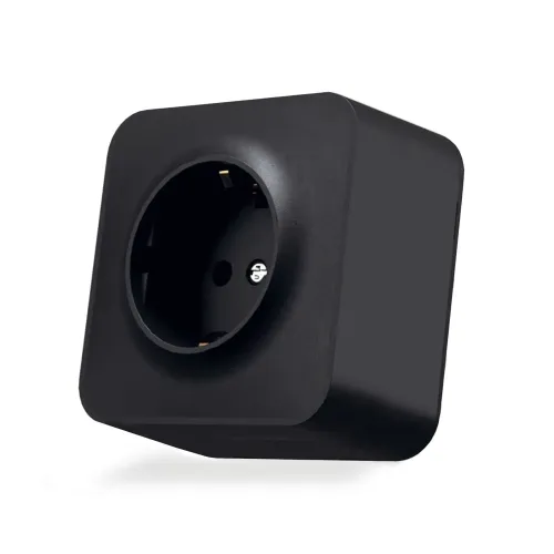IP20 Розетка зовнішня одинарна із заземленням чорний графіт VIDEX BINERA IP20 Розетка зовнішня одинарна із заземленням чорний графіт VIDEX BINERA