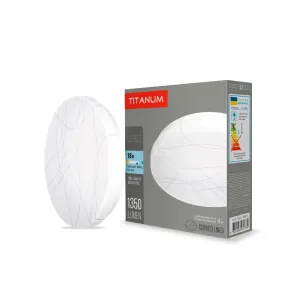 LED светильник настенно-потолочный TITANUM 18W 5000K Кривые линии LED светильник настенно-потолочный TITANUM 18W 5000K Кривые линии