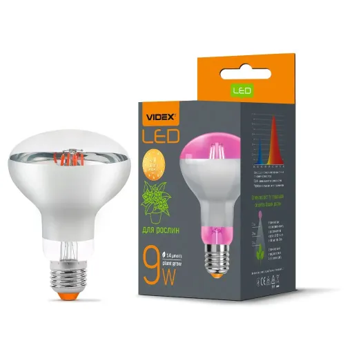 LED лампа VIDEX Filament R80FF 09W E27 1200K LED лампа VIDEX Filament R80FF 09W E27 1200K