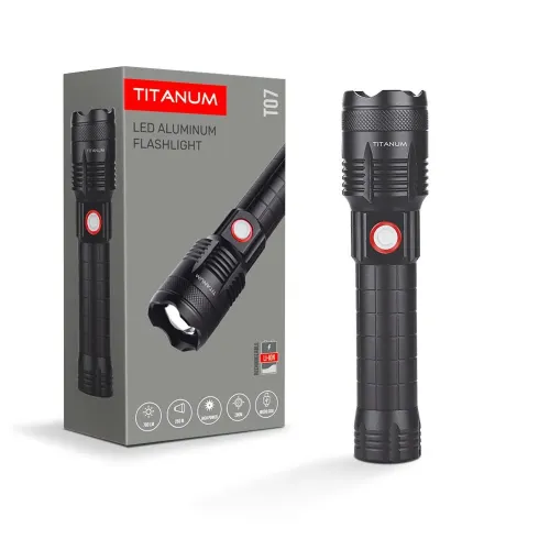Портативный светодиодный фонарик TITANUM TLF-T07 700Lm 6500K Портативный светодиодный фонарик TITANUM TLF-T07 700Lm 6500K