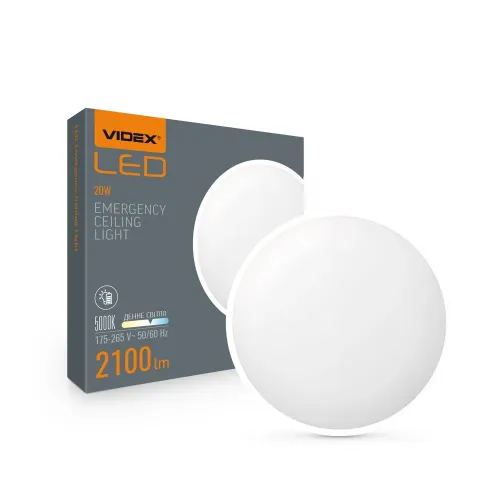 LED Світильник аварійний накладний VIDEX VL-CLR-EM200-2 20W 5000K 220V LED Світильник аварійний накладний VIDEX VL-CLR-EM200-2 20W 5000K 220V